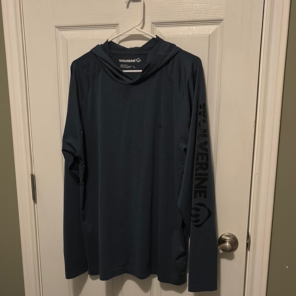 Wolverine Men's Dark Green Long Sleeve Shirt